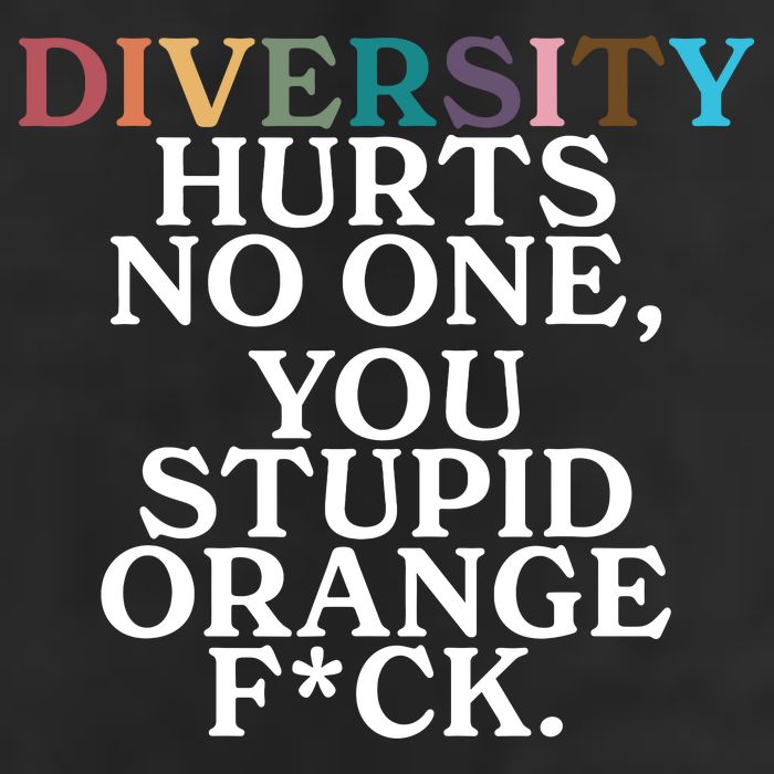 Diversity Hurts No One You Stupid Orange Fck Adult Drive Performance Visor
