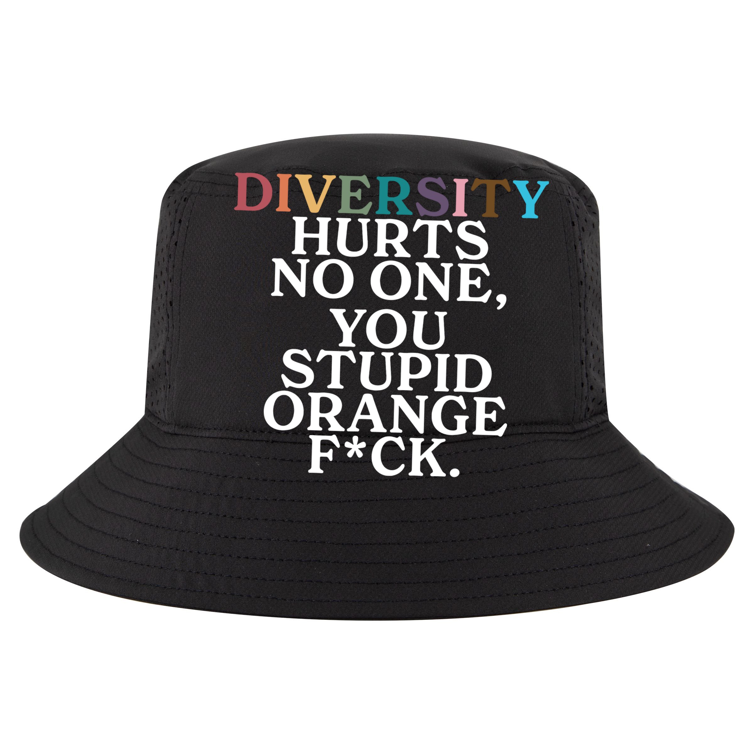 Diversity Hurts No One You Stupid Orange Fck Cooling Performance Crew T-Shirt