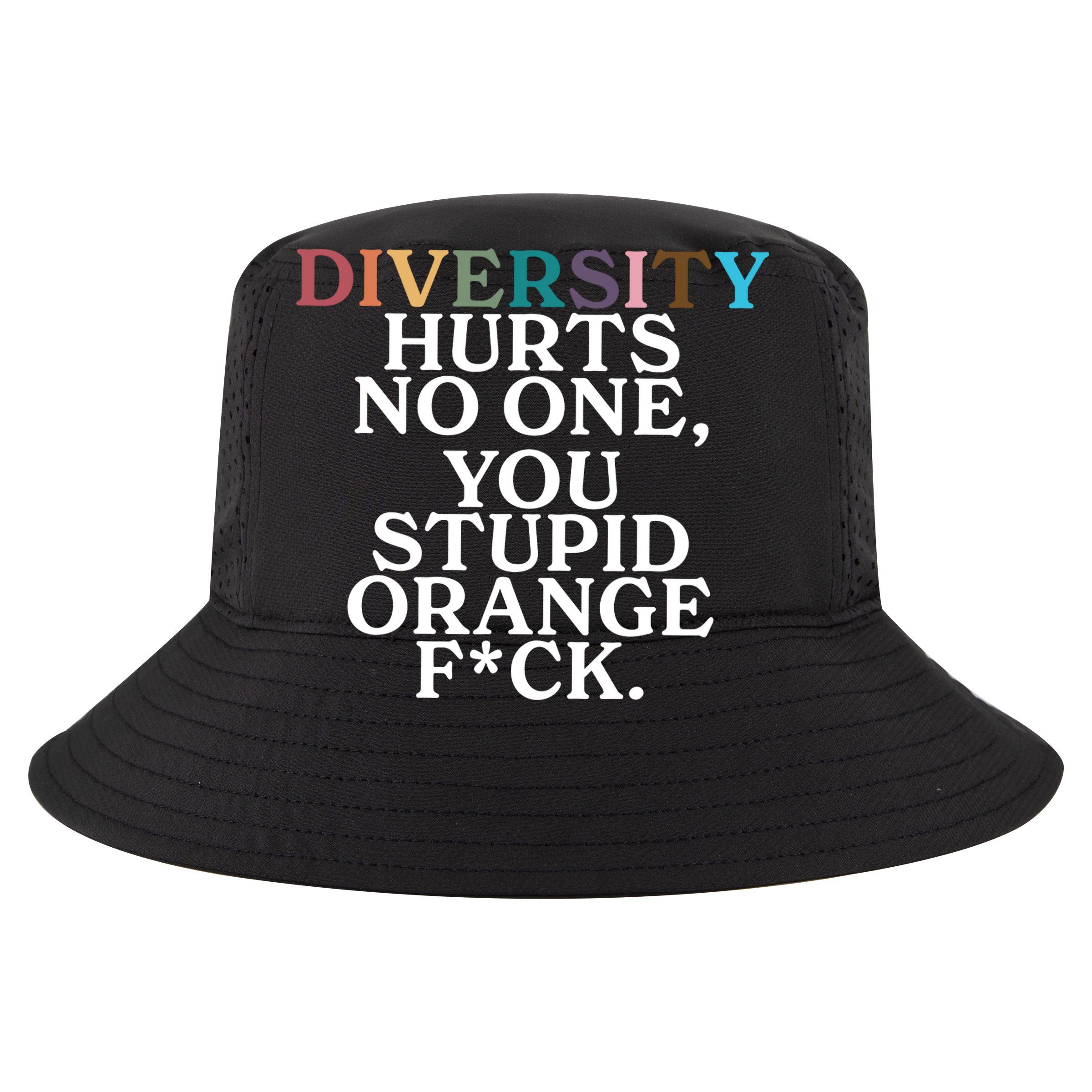 Diversity Hurts No One You Stupid Orange Fck Cooling Performance Crew T-Shirt