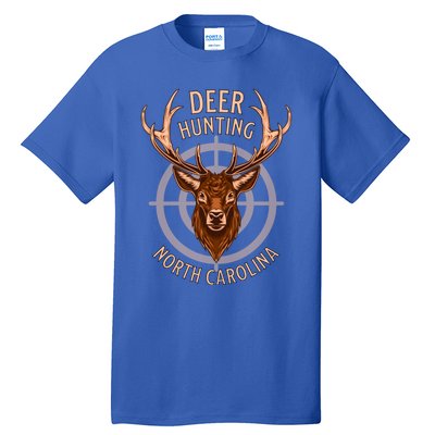 Deer Hunting North Carolina American Outdoor Nature Wildlife Cute Gift Tall T-Shirt