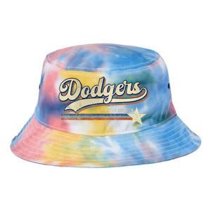 Dodgers Heart Name Tie Dye Newport Bucket Hat