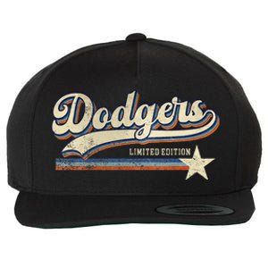 Dodgers Heart Name Wool Snapback Cap