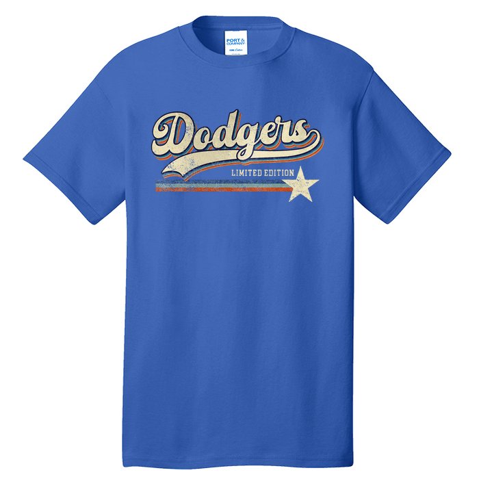 Dodgers Heart Name Tall T-Shirt