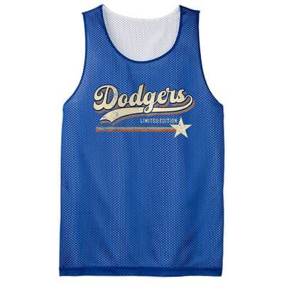 Dodgers Heart Name Mesh Reversible Basketball Jersey Tank