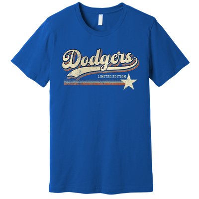 Dodgers Heart Name Premium T-Shirt