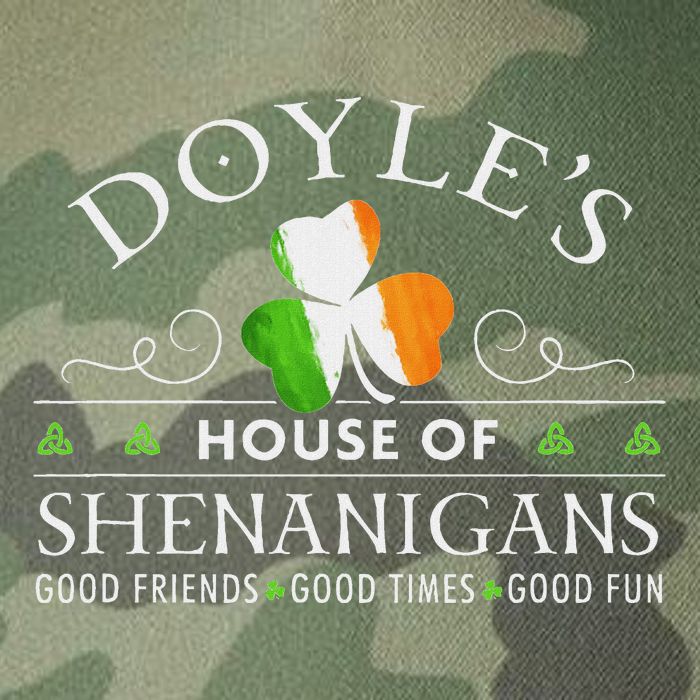 Doyle House Of Shenanigans Irish Family Name Legacy Tie Dye Trucker Hat