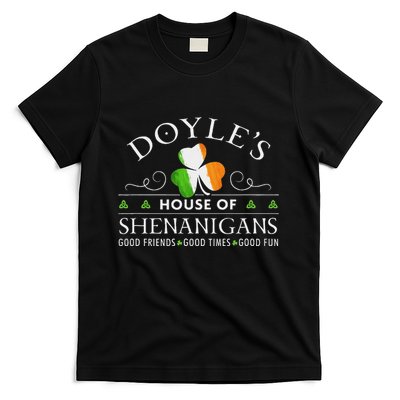 Doyle House Of Shenanigans Irish Family Name T-Shirt