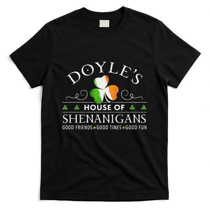 Doyle House Of Shenanigans Irish Family Name T-Shirt