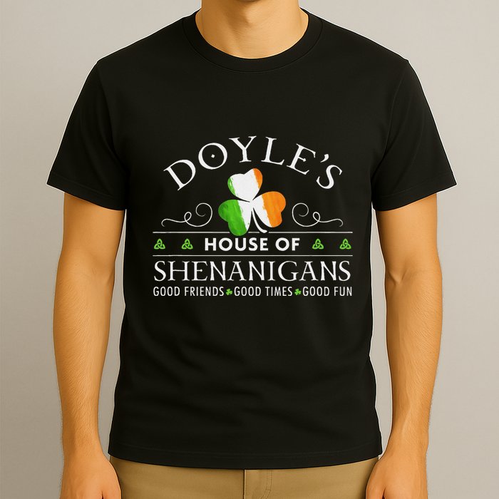 Doyle House Of Shenanigans Irish Family Name T-Shirt