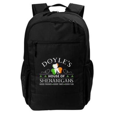 Doyle House Of Shenanigans Irish Family Name Backpack