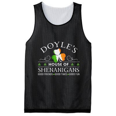 Doyle House Of Shenanigans Irish Family Name Mesh Reversible Basketball Jersey Tank