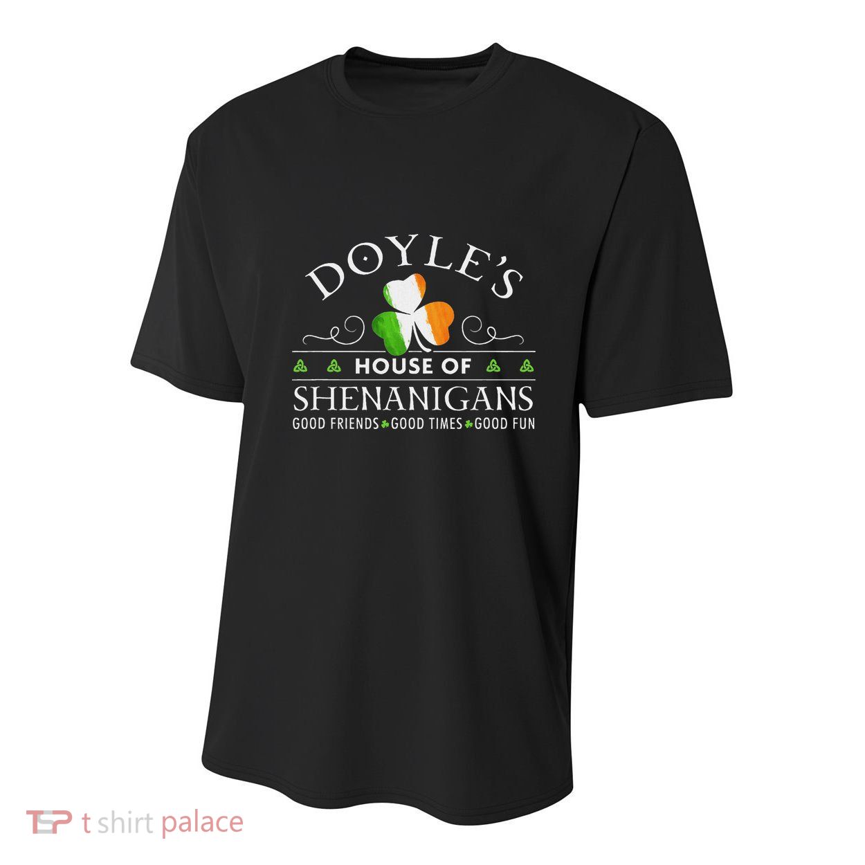 Doyle House Of Shenanigans Irish Family Name Youth Performance Sprint T-Shirt