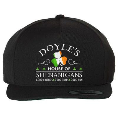 Doyle House Of Shenanigans Irish Family Name Wool Snapback Cap