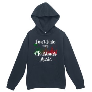 DonT Hate On My Christmas Music Graphic Sound Bar Urban Pullover Hoodie