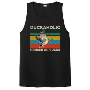 Duckaholic Hooked On Quack Funny Duck Hunting Hunter Gift PosiCharge Competitor Tank