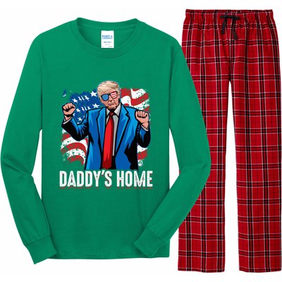 DaddyS Home President Trump Inauguration Day 2025 Long Sleeve Pajama Set