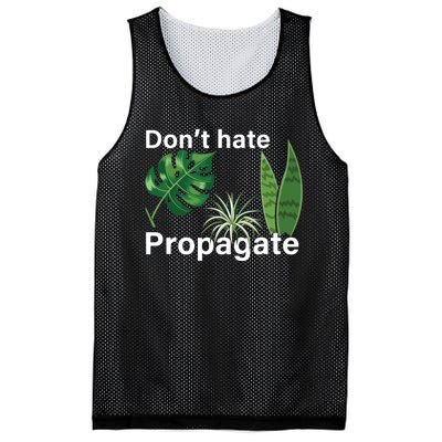 Dont Hate Propagate Monstera Sansevieria Dracaena Houseplant Mesh Reversible Basketball Jersey Tank