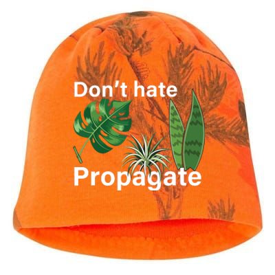 Dont Hate Propagate Monstera Sansevieria Dracaena Houseplant Kati - Camo Knit Beanie