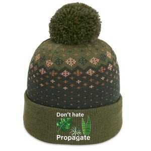 Dont Hate Propagate Monstera Sansevieria Dracaena Houseplant The Baniff Cuffed Pom Beanie