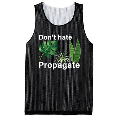 Dont Hate Propagate Monstera Sansevieria Dracaena Houseplant Mesh Reversible Basketball Jersey Tank