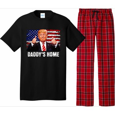 DaddyS Home President Trump 2024 Trump Won President 47 Pajama Set