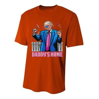 DaddyS Home President Trump Inauguration Day 2025 Performance Sprint T-Shirt