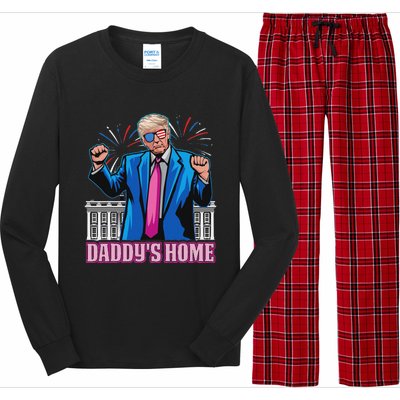 DaddyS Home President Trump Inauguration Day 2025 Long Sleeve Pajama Set