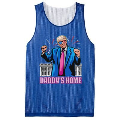 DaddyS Home President Trump Inauguration Day 2025 Mesh Reversible Basketball Jersey Tank