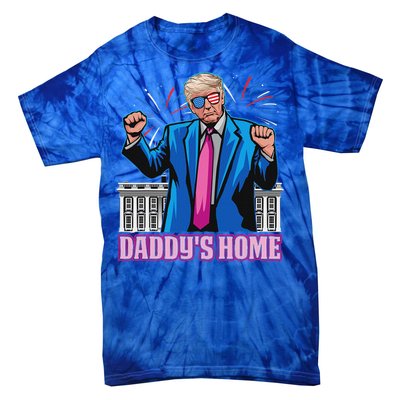 DaddyS Home President Trump Inauguration Day 2025 Tie-Dye T-Shirt