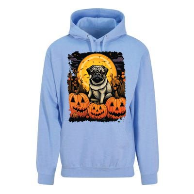 Dog Halloween Pug Unisex Surf Hoodie