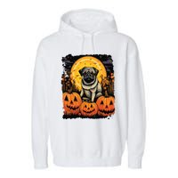 Dog Halloween Pug Garment-Dyed Fleece Hoodie