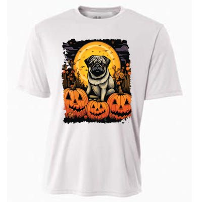 Dog Halloween Pug Cooling Performance Crew T-Shirt