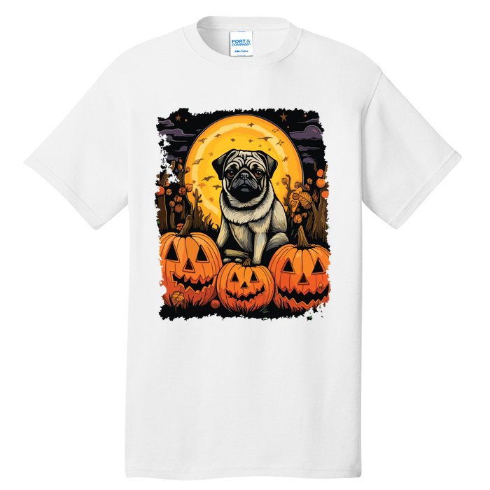 Dog Halloween Pug Tall T-Shirt