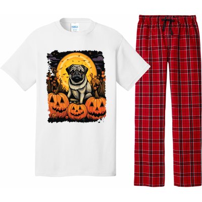 Dog Halloween Pug Pajama Set