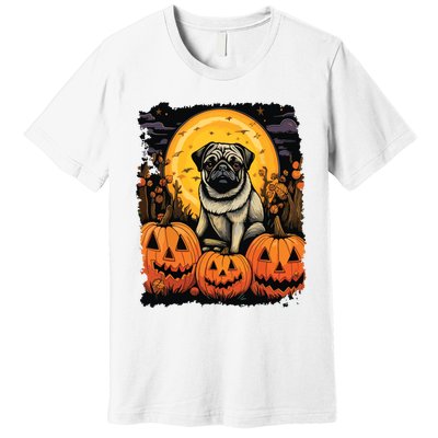 Dog Halloween Pug Premium T-Shirt