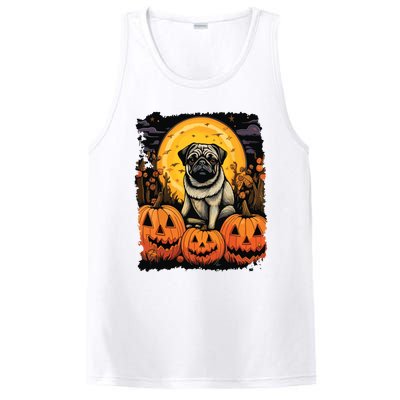 Dog Halloween Pug PosiCharge Competitor Tank