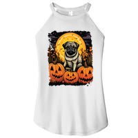 Dog Halloween Pug Women's Perfect Tri Rocker Tank