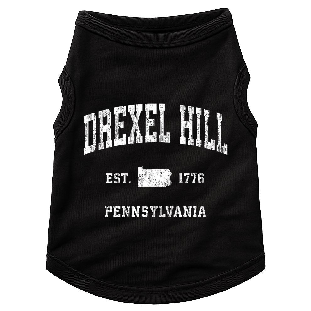 Drexel Hill Pennsylvania Pa Vintage Athletic Sports Doggie Tank