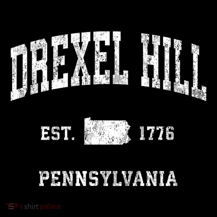 Drexel Hill Pennsylvania Pa Vintage Athletic Sports T-Shirt