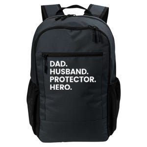 Dad Husband Protector Hero Gift Fathers Day Gift Daily Commute Backpack