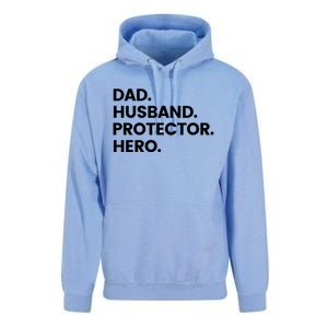 Dad Husband Protector Hero Gift Fathers Day Gift Unisex Surf Hoodie