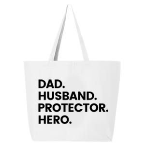 Dad Husband Protector Hero Gift Fathers Day Gift 25L Jumbo Tote