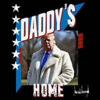 DaddyS Home Patriotic Donald Trump Drawstring Bag