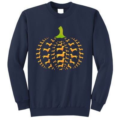 Dachshund Halloween Pumpkin Apple Animals Vegetables Friend Dog Sweatshirt