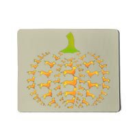 Dachshund Halloween Pumpkin Apple Animals Vegetables Friend Dog Mousepad