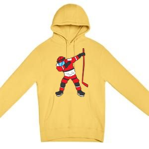 Dabbing Hockey Player Hockey Son Hockey Gift Ice Hockey Great Gift Premium Pullover Hoodie