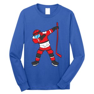 Dabbing Hockey Player Hockey Son Hockey Gift Ice Hockey Great Gift Long Sleeve Shirt