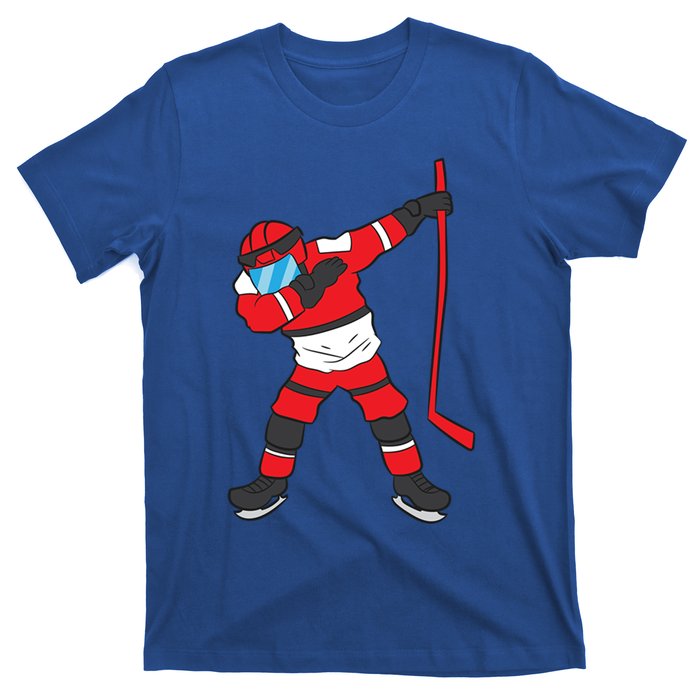 Dabbing Hockey Player Hockey Son Hockey Gift Ice Hockey Great Gift T-Shirt