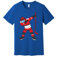 Dabbing Hockey Player Hockey Son Hockey Gift Ice Hockey Great Gift Premium T-Shirt