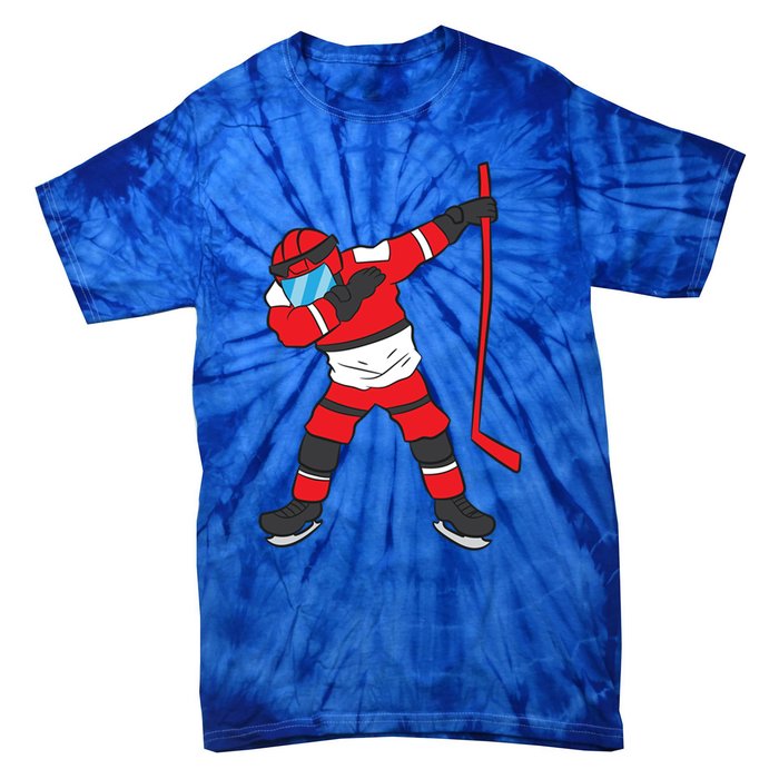 Dabbing Hockey Player Hockey Son Hockey Gift Ice Hockey Great Gift Tie-Dye T-Shirt